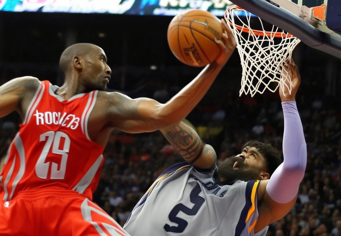 2017年NBA常规赛：火箭对灰熊巅峰对决精彩瞬间回顾